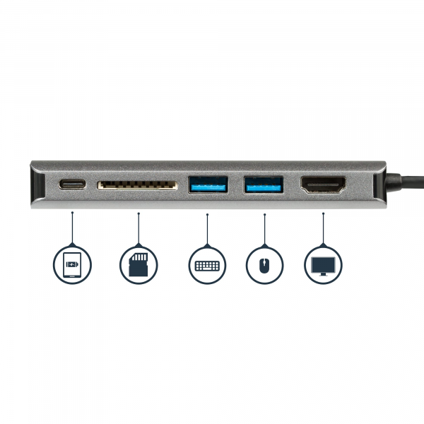 adaptador hub multipuerto startech