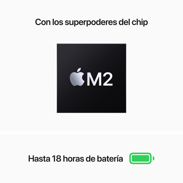 Apple MacBook Air (2022 / Apple Silicon M2 (10-core GPU) / 8 GB / 512 GB SSD / Midnight) - Imagen 3